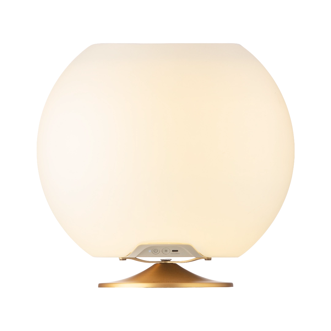 Kooduu | Sphere Brass von Design | Design Lautsprecher – Lampe Jacob Jensen