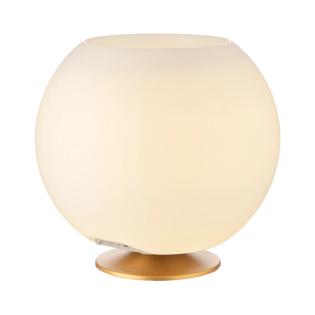 Kooduu | Sphere Brass | Design Lautsprecher Lampe von Jacob Jensen Design –