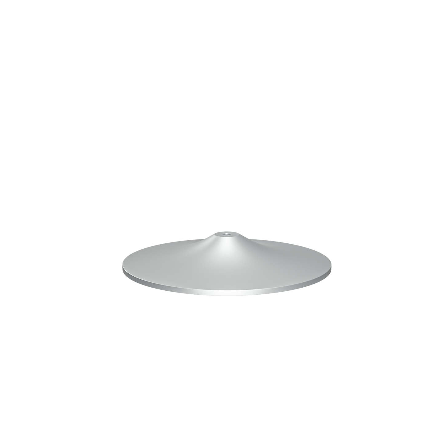 <tc>Sphere Heavy Base Plate Brushed Silver</tc>
