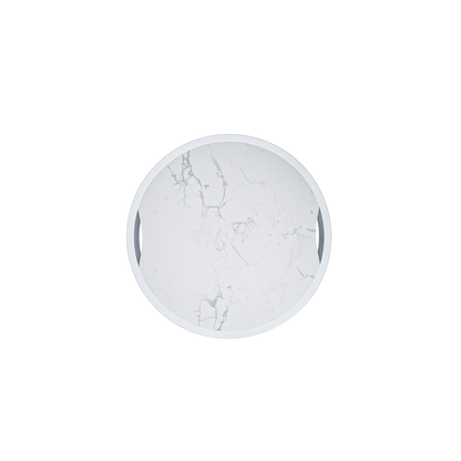 Sphere Marmorplatte Brushed Silver