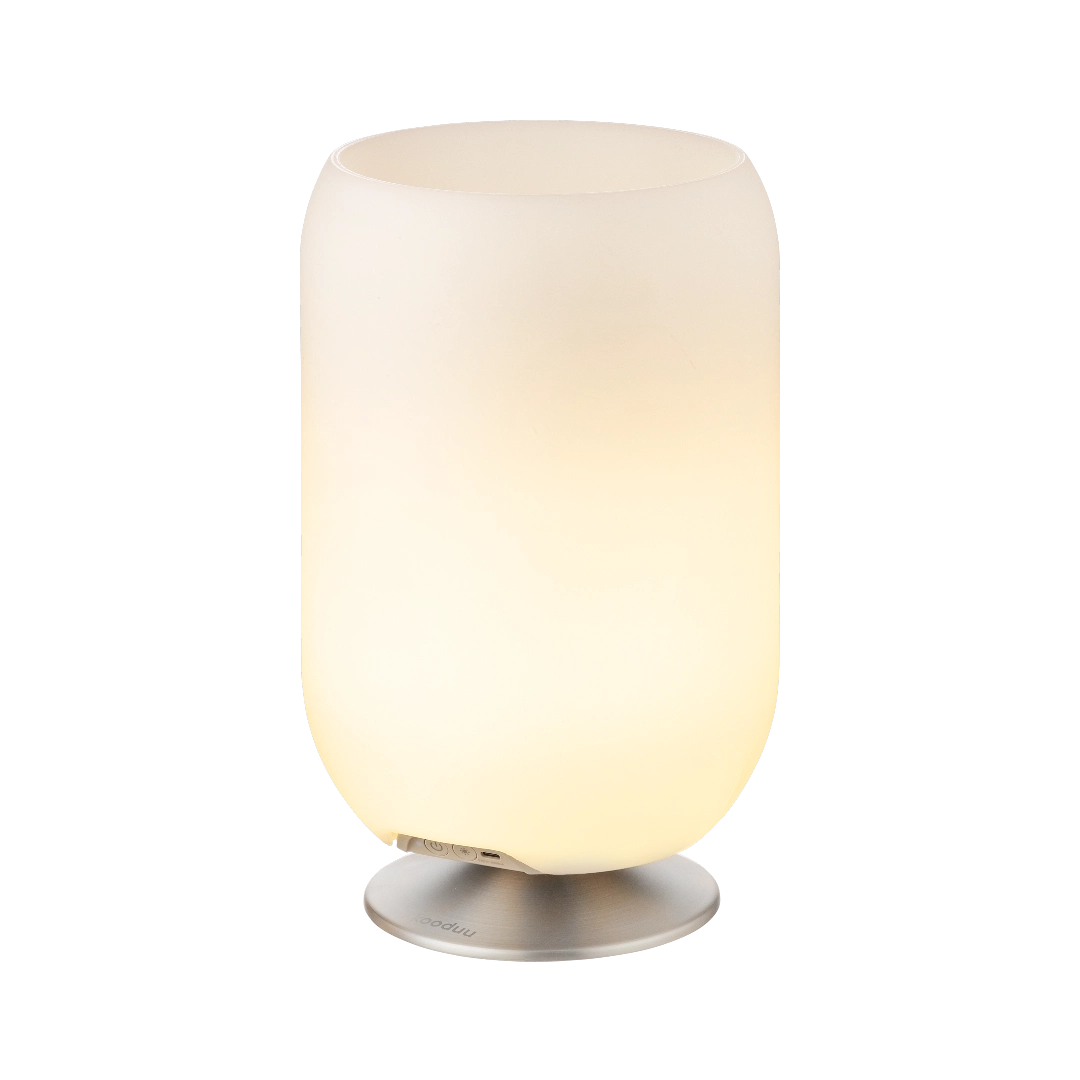 – Brushed Jensen Lamp | Jacob Speaker | Silver Atmos Design Kooduu Design by